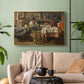 The Meal (De maaltijd), c. 1885 - Floater Framed Canvas Print