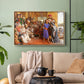 The Finding of the Saviour in the Temple, 1854-1860 - Floater Framed Canvas Print