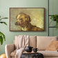 Cliper, the Artist's Dog, 1895 - Floater Framed Canvas Print