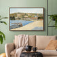 The Riverbank, Les Andelys, 1886 - Floater Framed Canvas Print