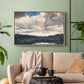 The Lone Boat, North Woods Club, Adirondacks, 1892 - Floater Framed Canvas Print