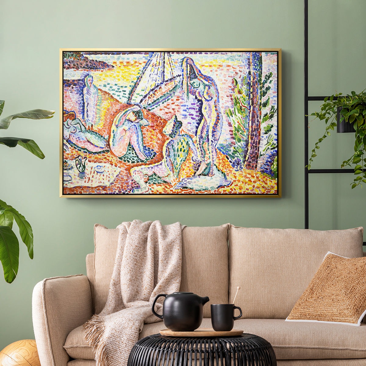 Luxe, Calme et Volupté, 1904 - Floater Framed Canvas Print