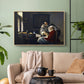 Girl Interrupted at Her Music, c. 1658-1659 - Floater Framed Canvas Print