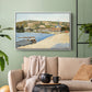 The Riverbank, Les Andelys, 1886 - Floater Framed Canvas Print
