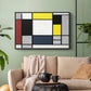 Composition with Yellow, Red, Black, Blue, and Gray, 1920 - Floater Framed Canvas Print
