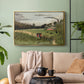 The Chair Factory at Alfortville, 1897 - Floater Framed Canvas Print