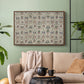 Long Cushion Cover (Printed Textile), c. 1600 - Floater Framed Canvas Print