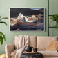 Shooting the Rapids, Saguenay River, 1905-1910 - Floater Framed Canvas Print