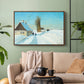 Shoveling Snow on a Beautiful Winter Day, c. 1898 - Floater Framed Canvas Print