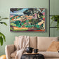 Landscape at Collioure, 1907 - Floater Framed Canvas Print