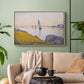 Evening Calm, Concarneau, Opus 220, 1891 - Floater Framed Canvas Print