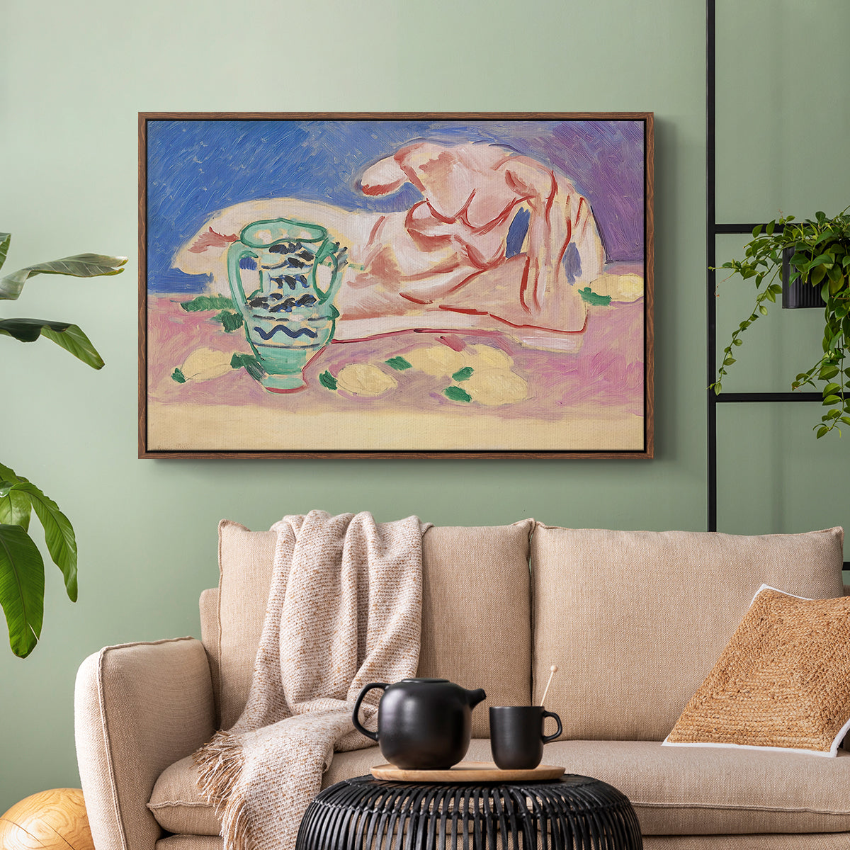 Ilyssus from the Parthenon, 1908 - Floater Framed Canvas Print
