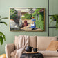 Summer Day in Jyllinge, 1922 - Floater Framed Canvas Print