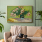 Vase with Oleanders and Books, 1888 - Floater Framed Canvas Print