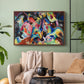 Improvisation. Deluge, 1913 - Floater Framed Canvas Print