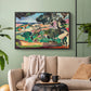 Landscape at Collioure, 1907 - Floater Framed Canvas Print