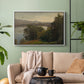 View of the Mondsee, 1870 - Floater Framed Canvas Print