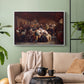 Funeral Feast, 1854 - Floater Framed Canvas Print