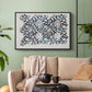 Watercolour for Printed Fabric Design: Wey, c. 1882-1883 - Floater Framed Canvas Print
