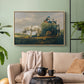 The Hay Wagon (Der Heuwagen), 1824 - Floater Framed Canvas Print