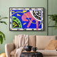 The Horse, the Rider and the Clown, from Jazz, 1947 - Floater Framed Canvas Print