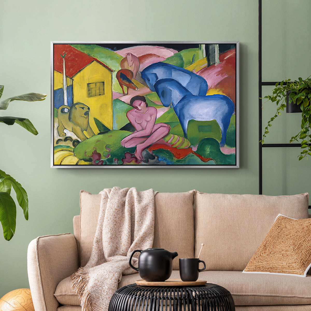 The Dream, 1912 - Floater Framed Canvas Print