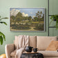 The Painter's Garden at Saint-Privé, 1886 - Floater Framed Canvas Print