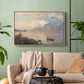 Traunsee, 1871 - Floater Framed Canvas Print