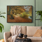 A Wooded Path in Autumn, 1902 - Floater Framed Canvas Print