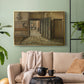 The Conversation, 1884 - Floater Framed Canvas Print