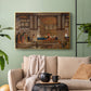 A Lady Receiving Visitors (The Reception), 1873 - Floater Framed Canvas Print
