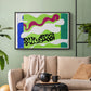 The Lagoon (Le lagon), from Jazz, 1947 - Floater Framed Canvas Print