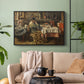 The Meal (De maaltijd), c. 1885 - Floater Framed Canvas Print