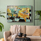 Seated Woman with Flower, 1942 - Floater Framed Canvas Print