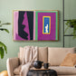 Destiny (Le destin), from Jazz, 1947 - Floater Framed Canvas Print