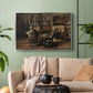The Studio of Ferdinand De Braekeleer I, Father of the Painter, c. 1873-1885 - Floater Framed Canvas Print