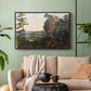 Landscape with the Balbersteine near Miesenbach, 1839 - Floater Framed Canvas Print