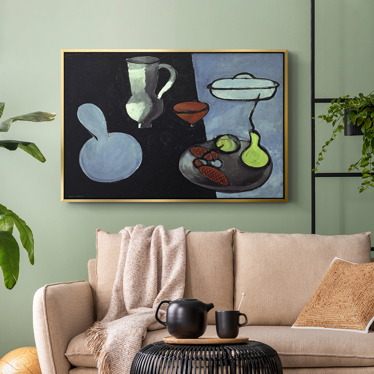 The Gourds (Les coloquintes), 1916 - Floater Framed Canvas Print