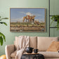 On the Banks of the Nile, Upper Egypt, 1876 - Floater Framed Canvas Print