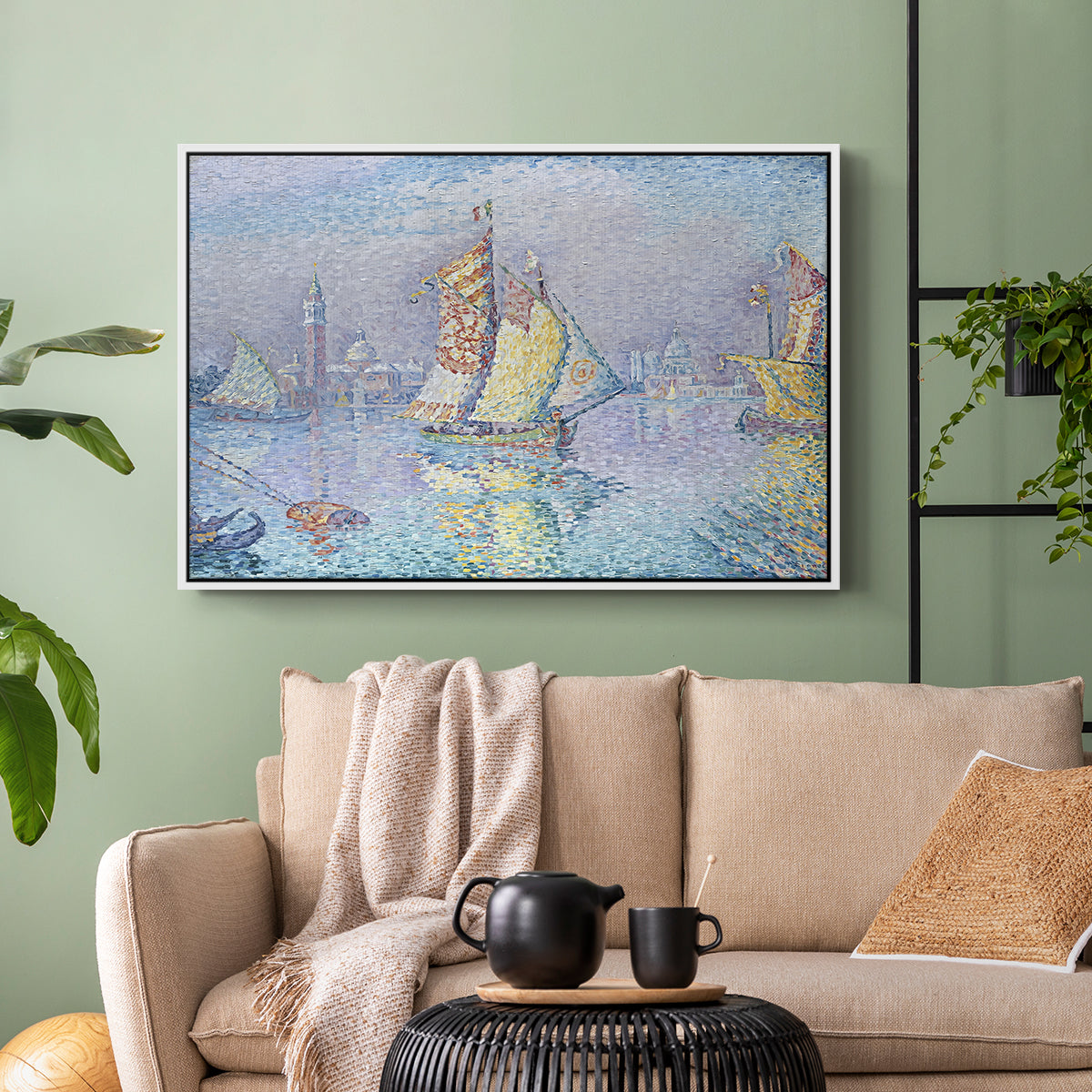 Venice, the Yellow Sail, 1904 - Floater Framed Canvas Print