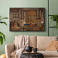 A Lady Receiving Visitors (The Reception), 1873 - Floater Framed Canvas Print