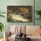 Waterfall in Hallingdal, 1848 - Floater Framed Canvas Print