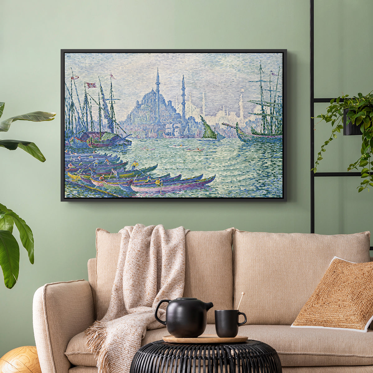 The Golden Horn, Minarets, 1907 - Floater Framed Canvas Print