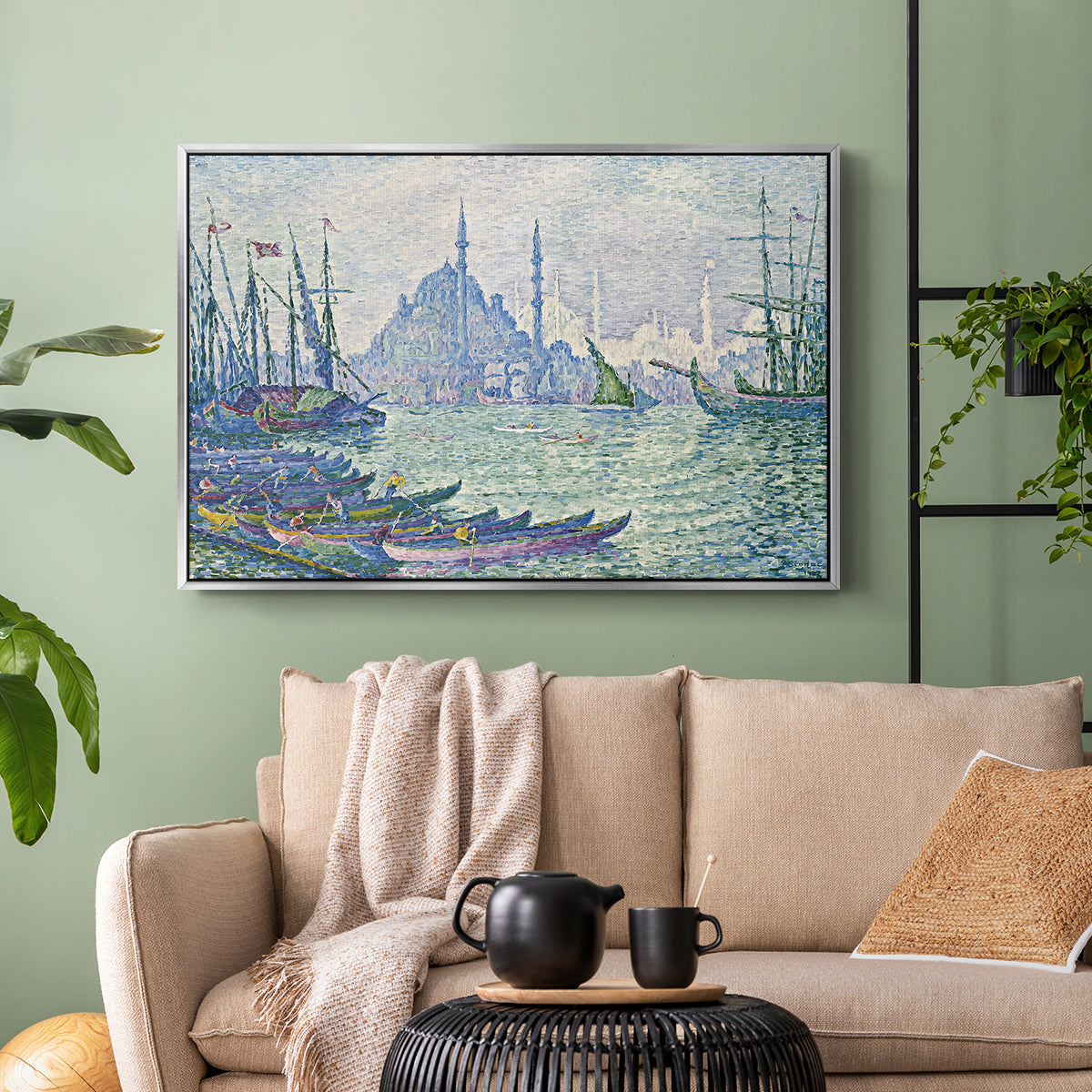 The Golden Horn, Minarets, 1907 - Floater Framed Canvas Print