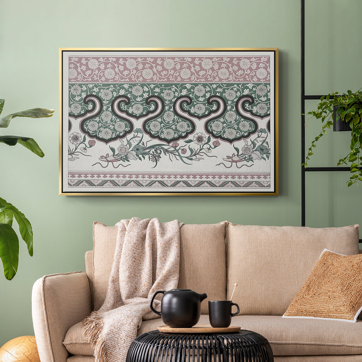 Examples of Chinese Ornament, Pl. LXXVI, 1867 - Floater Framed Canvas Print