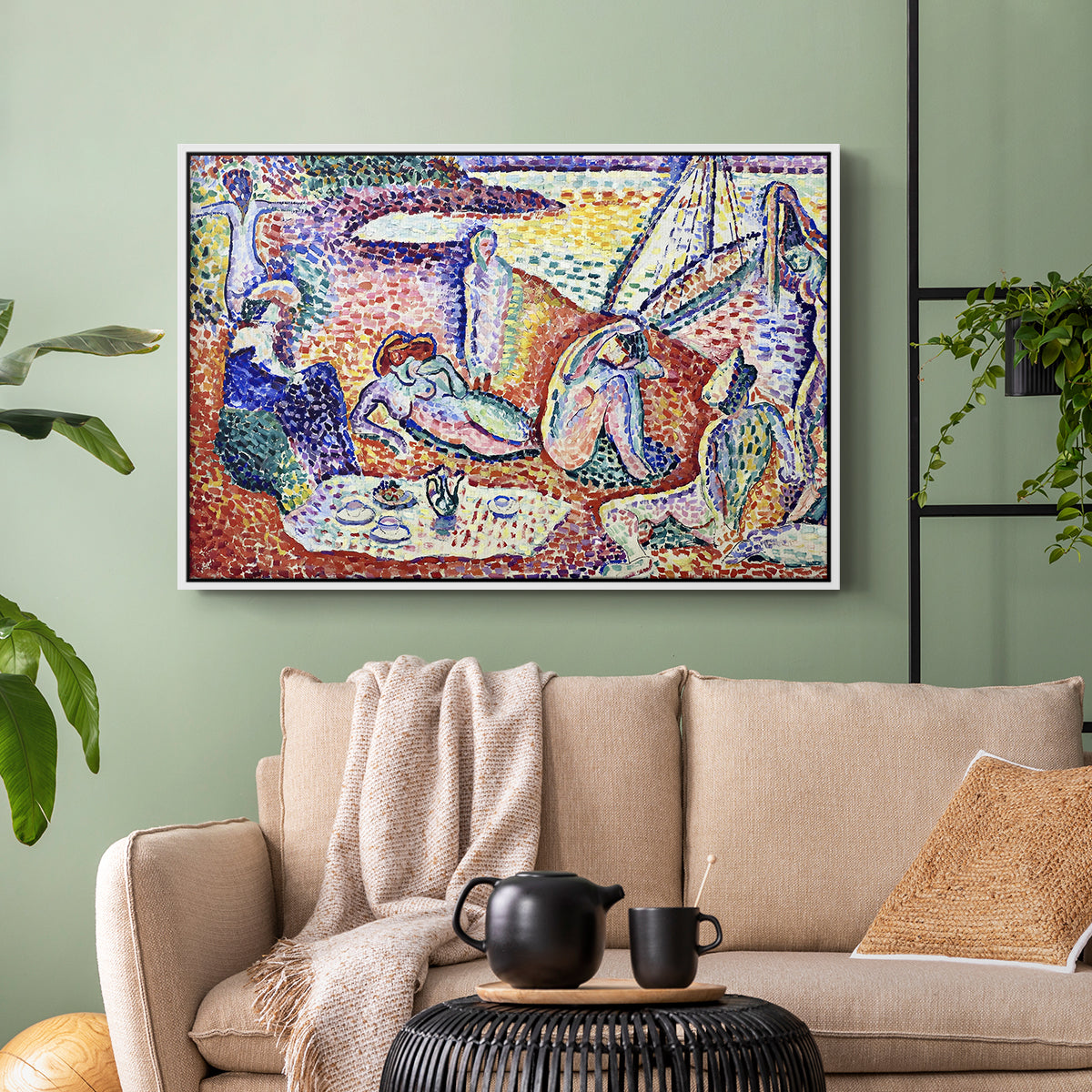 Luxe, Calme et Volupté, 1904 - Floater Framed Canvas Print