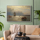 From the Inlet of Oslo, 1874 - Floater Framed Canvas Print