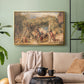 Figures and Animals in a Vineyard, c. 1829 - Floater Framed Canvas Print