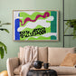 The Lagoon (Le lagon), from Jazz, 1947 - Floater Framed Canvas Print