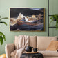 Shooting the Rapids, Saguenay River, 1905-1910 - Floater Framed Canvas Print